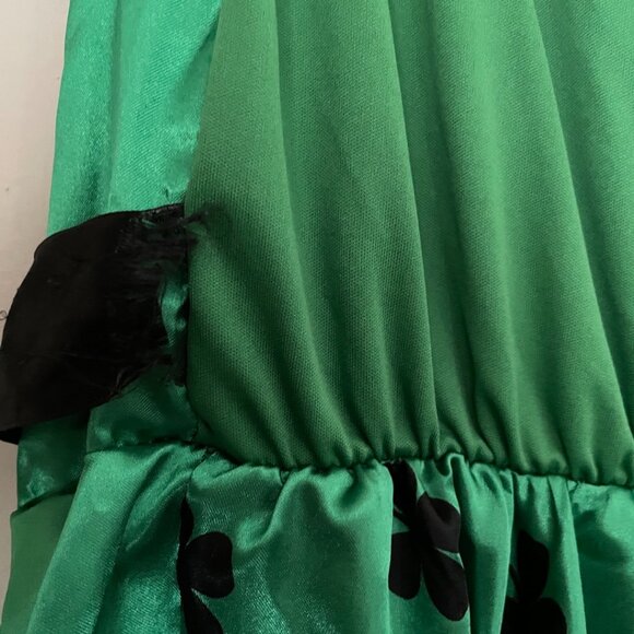 Leprechaun Clover Dress Costume - Picture 7 of 14